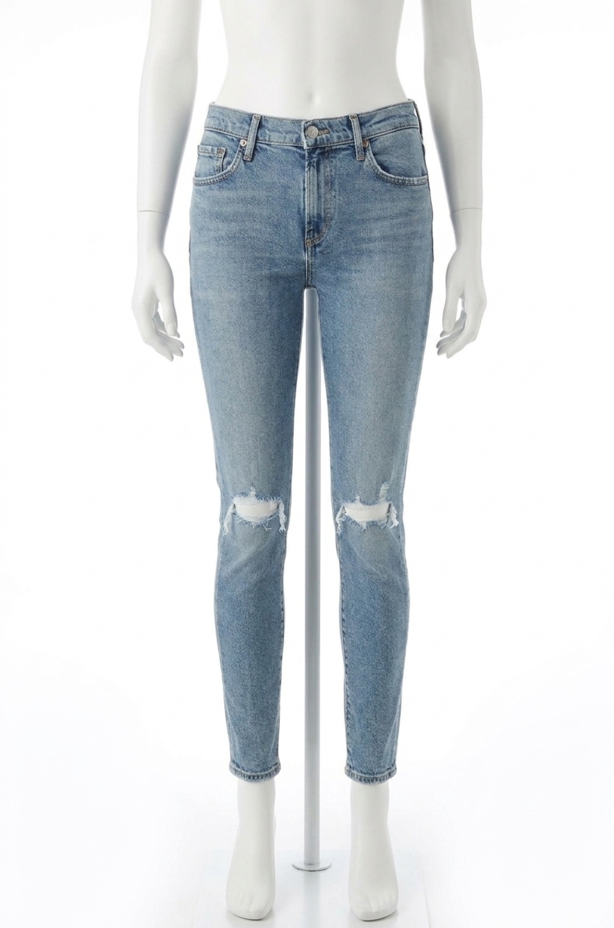 NEW AGOLDE sophie ankle skinny jeans in coastal